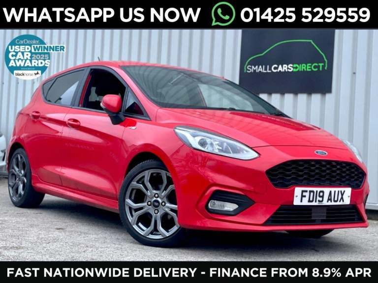 2019 Ford Fiesta 1.0T EcoBoost ST-Line X Euro 6 (s/s) 5dr HATCHBACK Petrol Manual