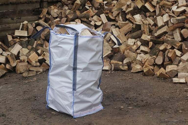 Kiln Dried Barrow Bag of Hard Wood Logs - Great for Smokers Etc