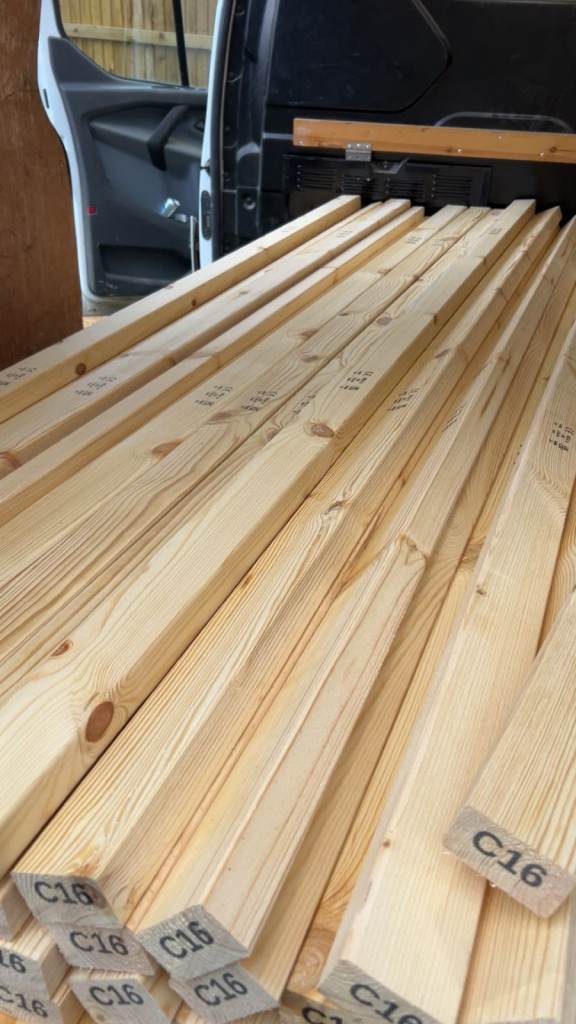 New C16 CLS Graded Timber Wood Planks