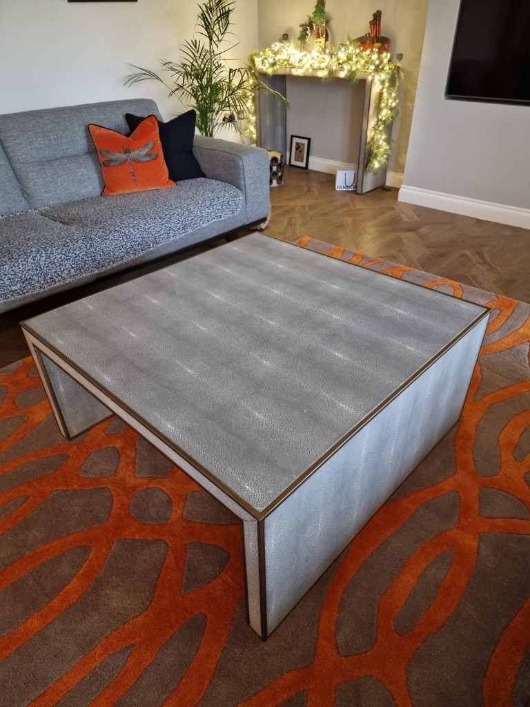 Shagreen coffee table