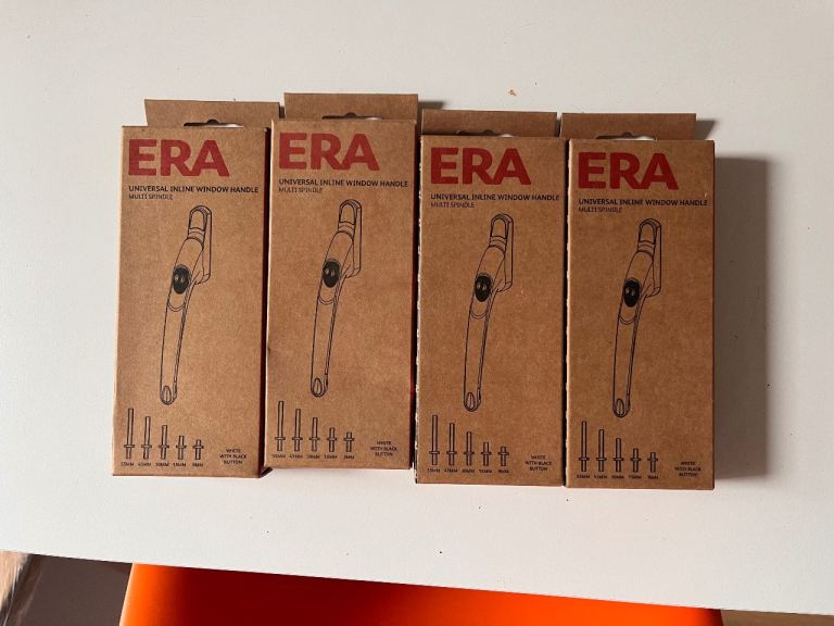 ERA Universal Window Handle Inline Espag Handle Multi-Spindle White