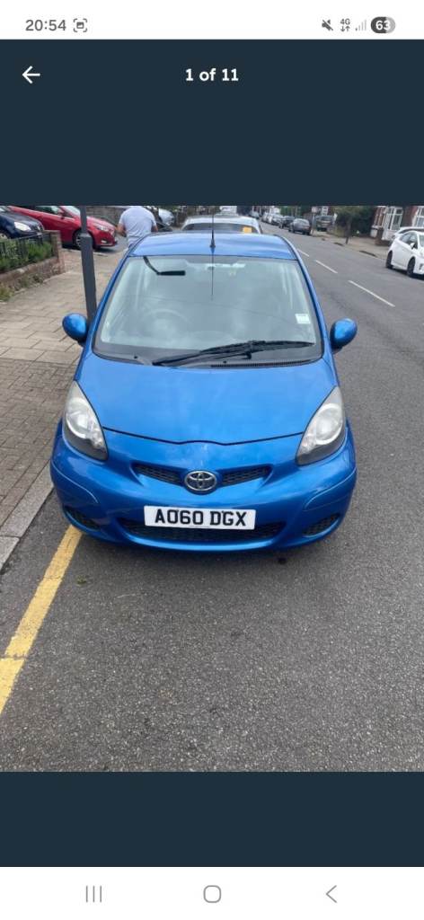 Toyota, AYGO, Hatchback, 2010, Manual, 998 (cc), 3 doors