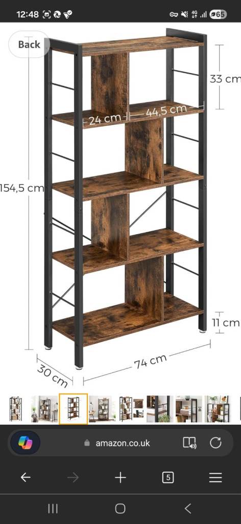 Bookcase vaslage amazon