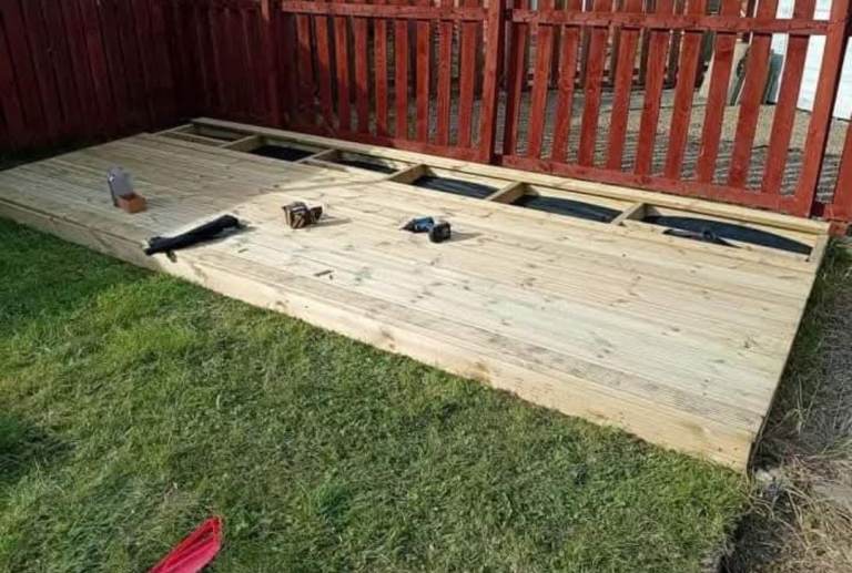 BEST PRICE Garden services landscaping block paving flagging artificial gras fencing turfing decking