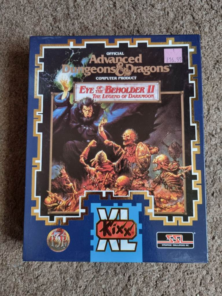 Commodore Amiga Eye of the Beholder The Legend of Darkmoon Video Game (Dungeons & Dragons)