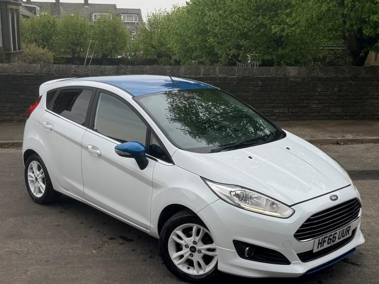 2016 Ford Fiesta 1.0 EcoBoost Zetec White 5dr HATCHBACK Petrol Manual