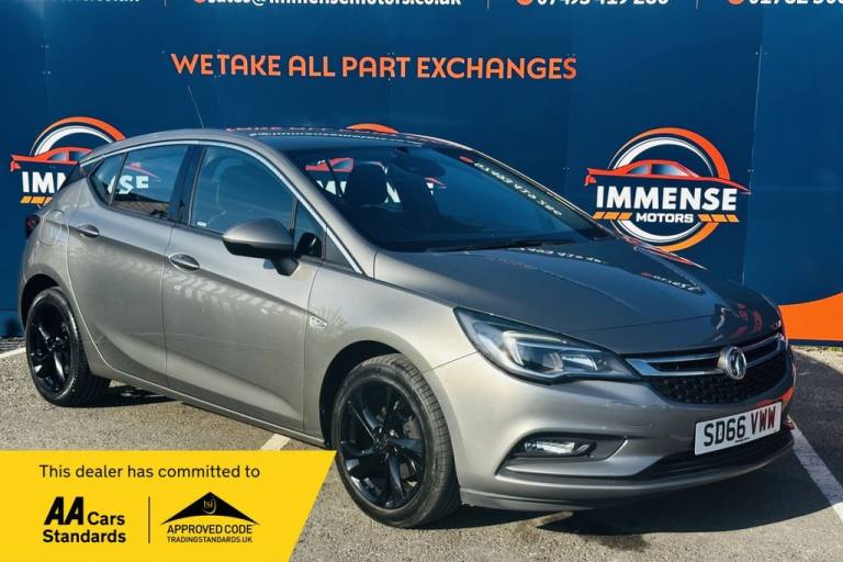 2016 Vauxhall Astra 1.4i 16V SRi 5dr HATCHBACK PETROL Manual