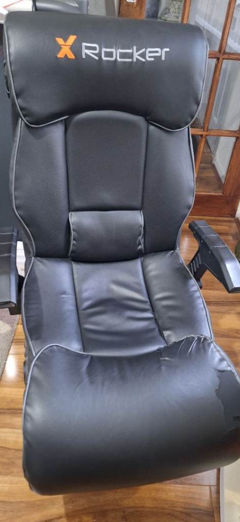 X Rocker Gaming Chair foldable, in used condition but good general condition, 