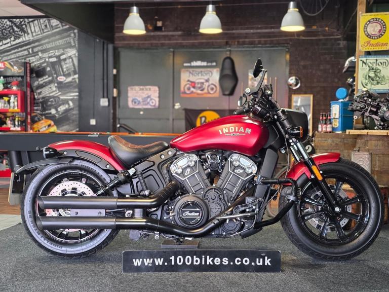 2023 INDIAN SCOUT BOBBER 1133cc EXTRA'S 5,638 MILE'S 