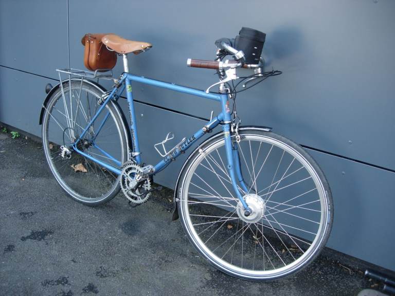 Electric Vintage Road/Touring/ Commuter Bike by Claud Butler, Reynolds 531, JUST SERVICED