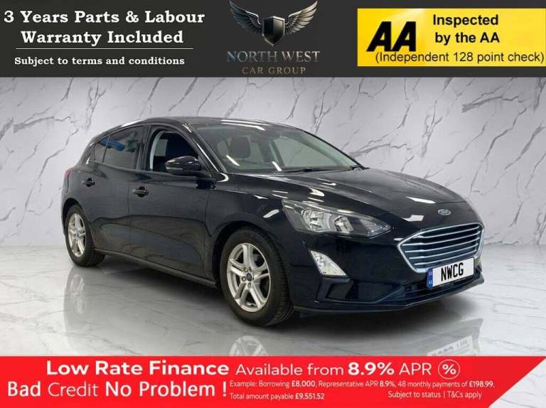 2019 Ford Focus 1.5 EcoBlue Zetec Hatchback 5dr Diesel Manual Euro 6 (s/s) (120 ps) Hatchback Die...