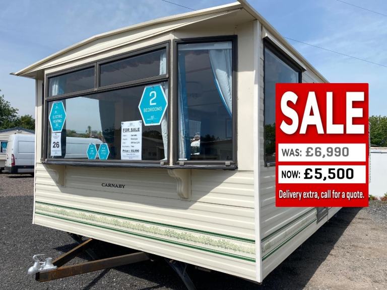35x12ft 2 Bed Carnaby Static Caravan - New Carpets, Ensuite - Offsite / Farms