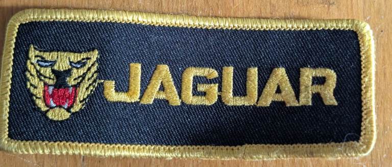 Vintage Jaguar Sports Car Logo Jacket Patch Automobile Automotive