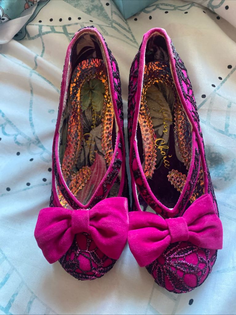 Genuine Irregular Choice IC bright pink size 6 shoes