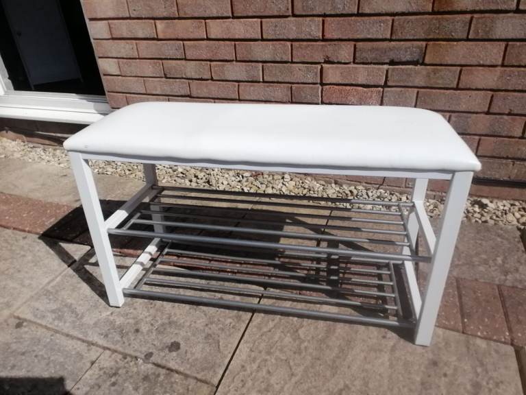 Shoe bench rack (collection only) 