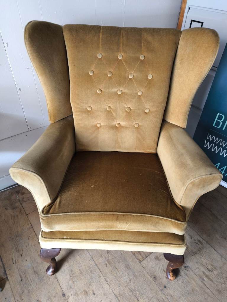 Yellow armchair 