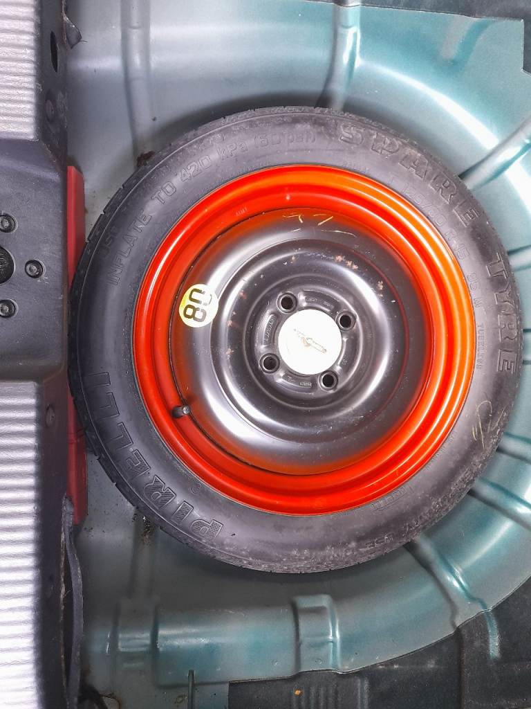 Pirelli space saver wheel and tyre