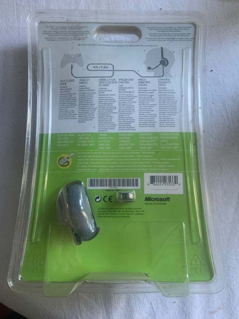 Original sealed XBox 360 Headset