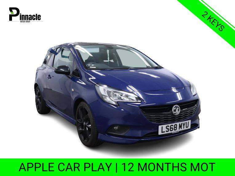 2018 Vauxhall Corsa 1.4i ecoTEC SRi VX Line Nav Black Hatchback 3dr Petrol Manual Euro 6 (75 ps H...