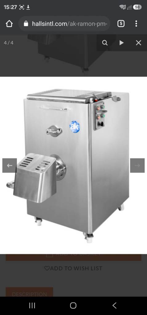 AK RAMON Mincer and mixer butcher 
