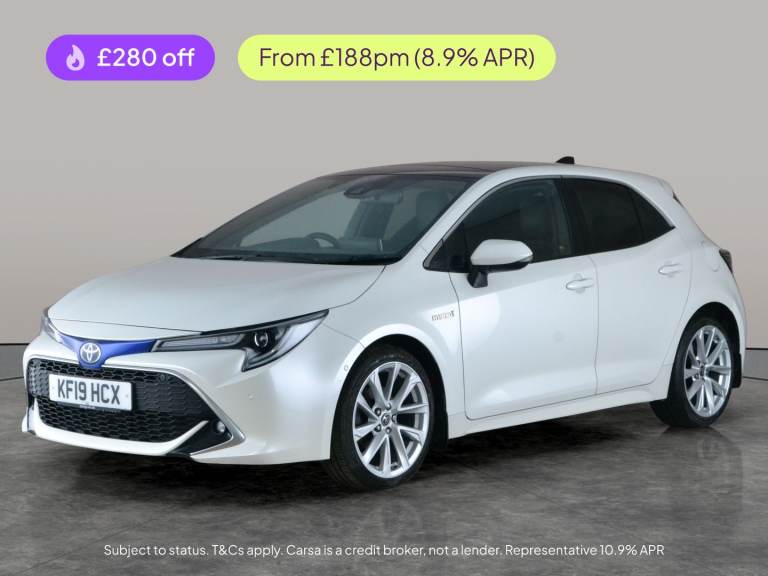 2019 Toyota Corolla 1.8 VVT-i Hybrid Excel 5dr CVT HATCHBACK PETROL/ELECTRIC Automatic