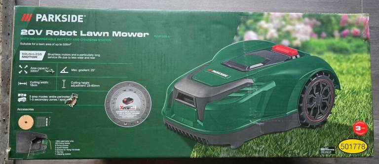 Parkside 20V robot lawnmower 