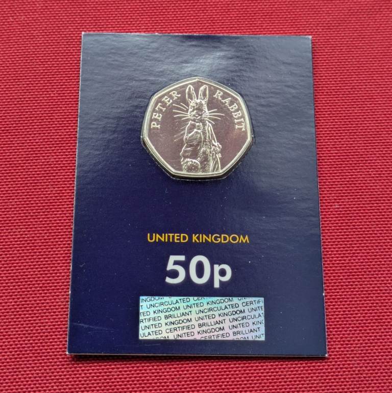 ♥NEW♥ 50p 2019 - Peter Rabbit Beatrix Potter coin