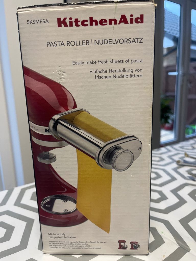 KitchenAid pasta roller 