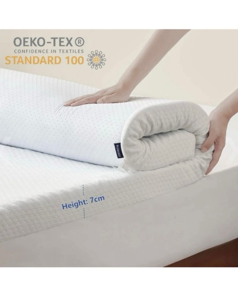 New Single Orthopaedic Memory Foam Mattress Topper – 7cm Height