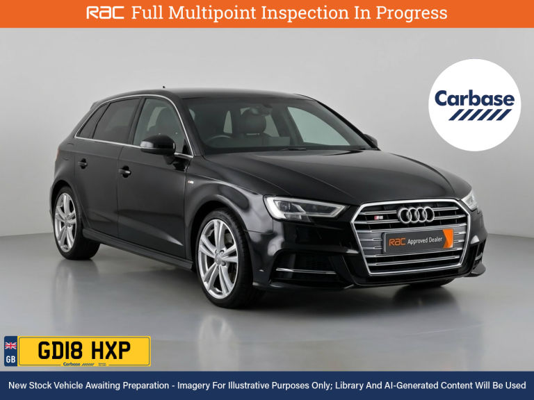 2018 Audi A3 2.0 TFSI S line Sportback 5dr Petrol Manual Euro 6 (s/s) (190 ps) Hatchback Manual