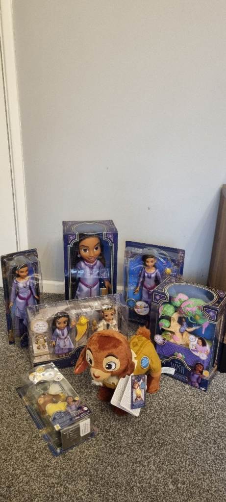 image for New and unopened large disney wish toy bundle