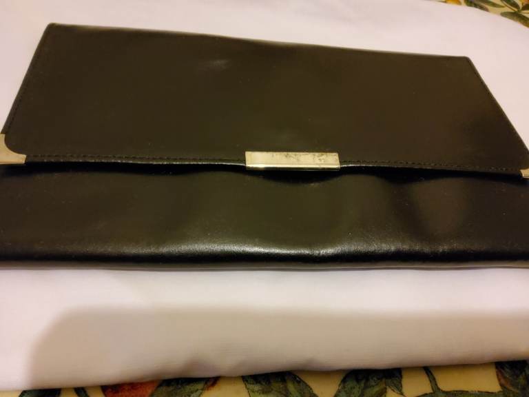 image for Travel Document Wallet Black Leather