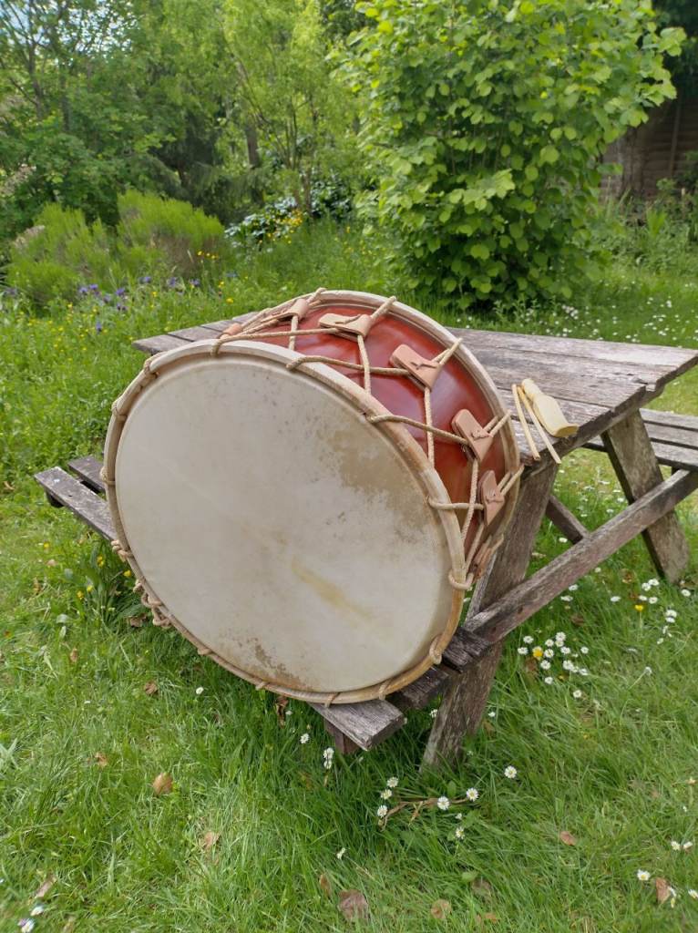 Turkish davul drum for sale, 58 cm, including beaters