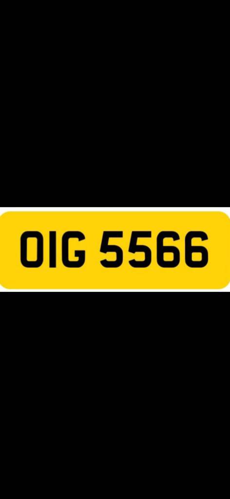 Private Registration wanted - OIG5566 OIG 5566 