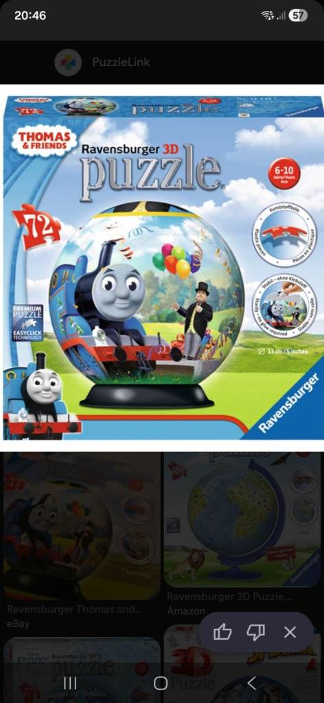 Thomas & Friends Birthday Surprise 72 Piece 3D Jigsaw puzzle Brand new