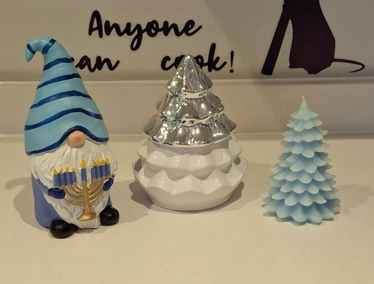 Christmas Decorations Set - Gnome and Tree Candles