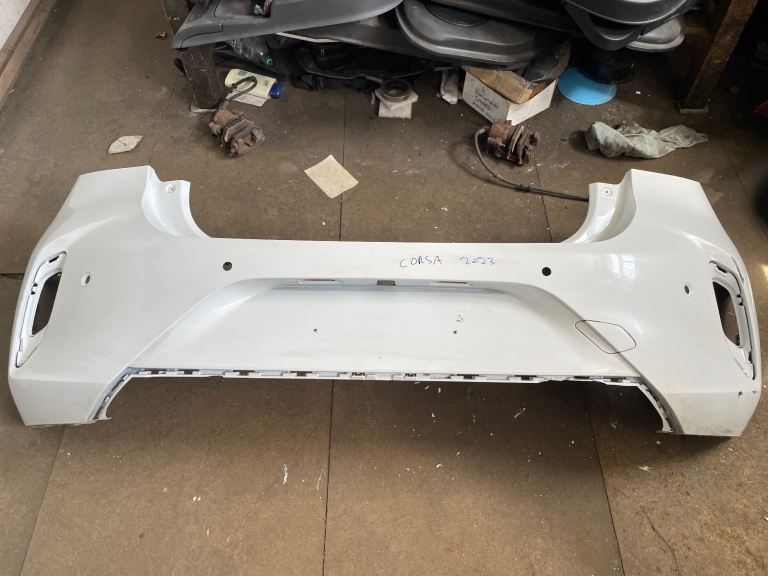 VAUXHALL CORSA F SRI GS LINE REAR BUMPER WITH PDC HOLES (2019-ON)
