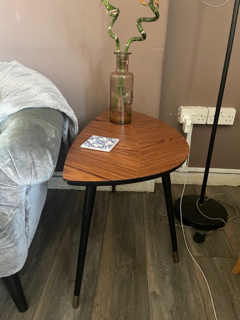 Ikea leaf shape wood coffee or side table 