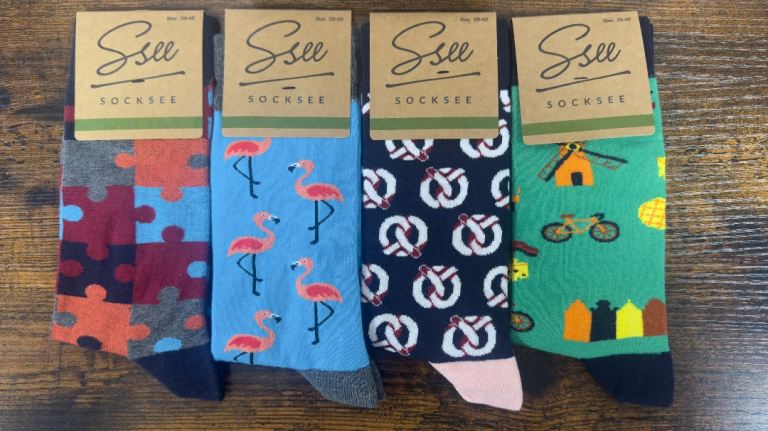 Men’s Novelty Socks Multi Pack 4 Pairs