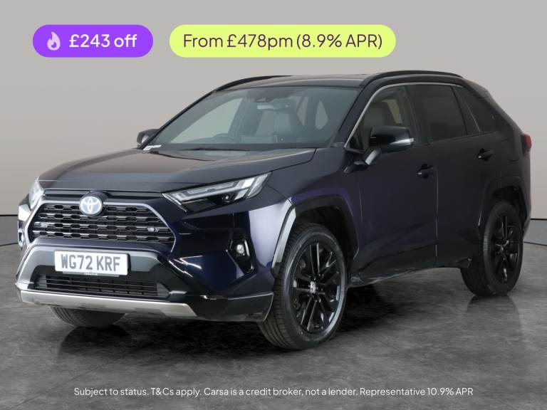 2022 Toyota RAV4 2.5 VVT-h GPF Dynamic SUV 5dr Petrol Hybrid CVT Euro 6 (s/s) (218 ps) - LED Suv ...