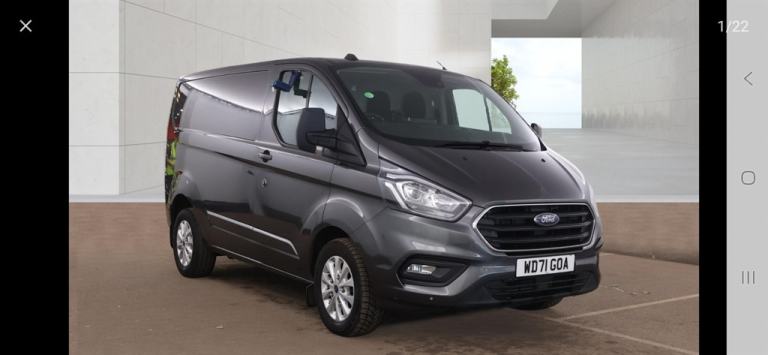 2022 Ford Transit Custom 280 LIMITED P/V ECOBLUE 170 AUTOMATIC Panel Van Diesel Automatic