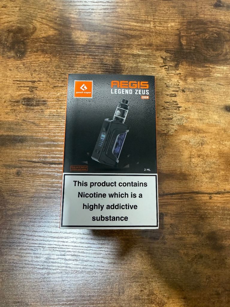 Geekvape Aegis Legend Zeus Vape Kit – Multicoloured, Good Condition