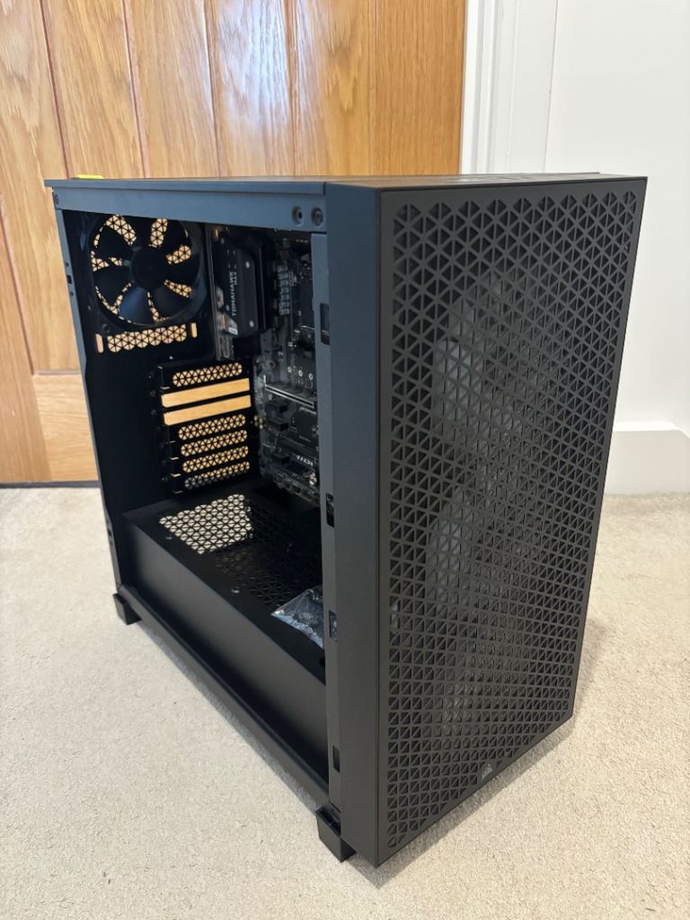 ATX PC Case + B450 Tomahawk Motherboard