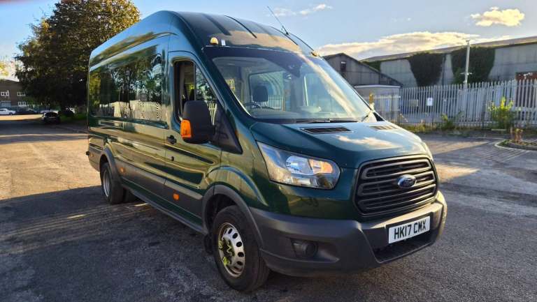 2017 FORD TRANSIT 2.2 TDCi 125ps H3 17 Seater Minibus Damaged Salvage UNRECORDED