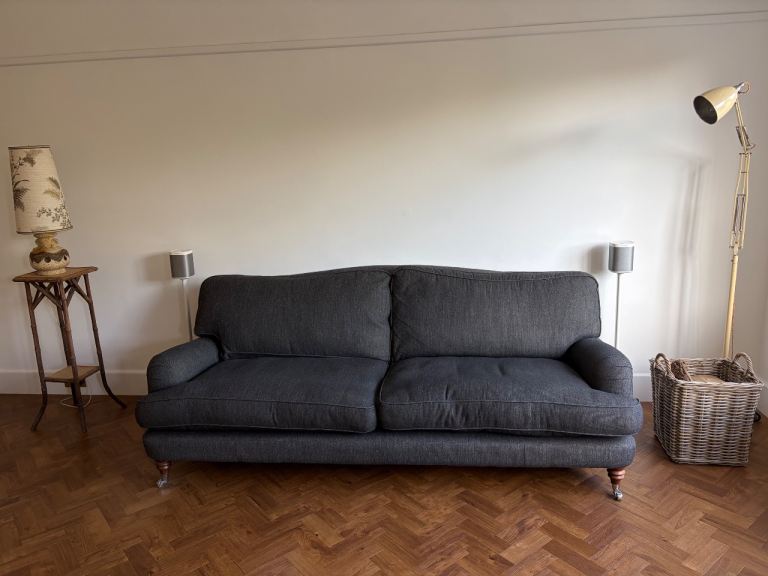 Laura Ashley 3-Seater Sofa and Ottoman in immaculate condition