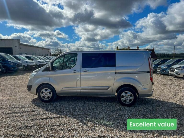 2017 Ford Transit Custom Crew Cab SWB L1H1 Limited 290 Air Con Alloys Senso Crew Van Diesel Manual