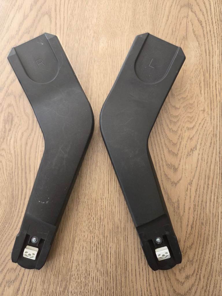 Pram Car Seat Adapters - Black, Good Condition