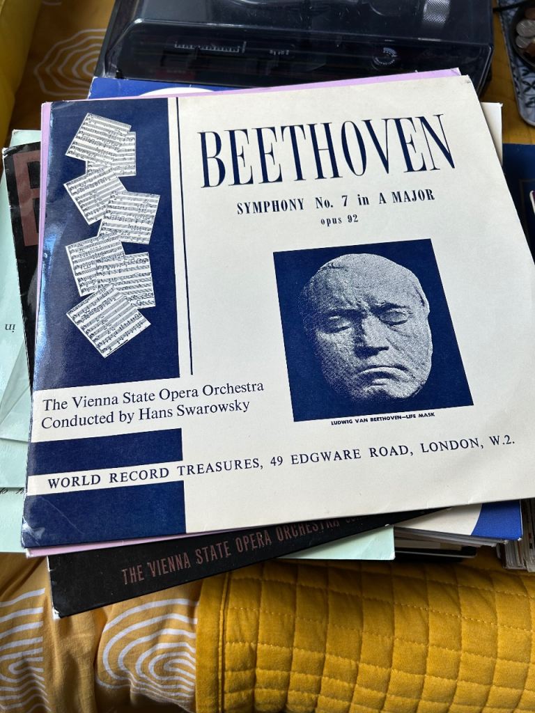 Vinyl records, mix of classical and others