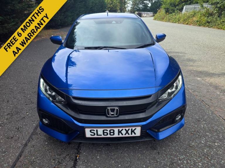 2018 68 HONDA CIVIC 1.0 VTEC TURBO SR HATCHBACK 5DR PETROL MANUAL EURO 6 (S/S) (