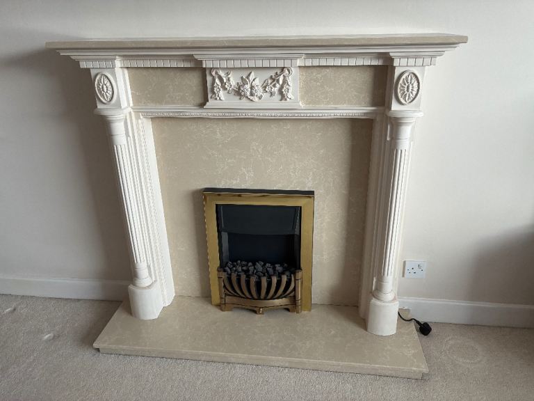 Fire surround and hearth